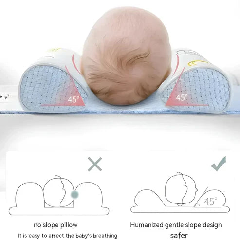 Baby Shaping Head Support Pillow - Assorted Colour